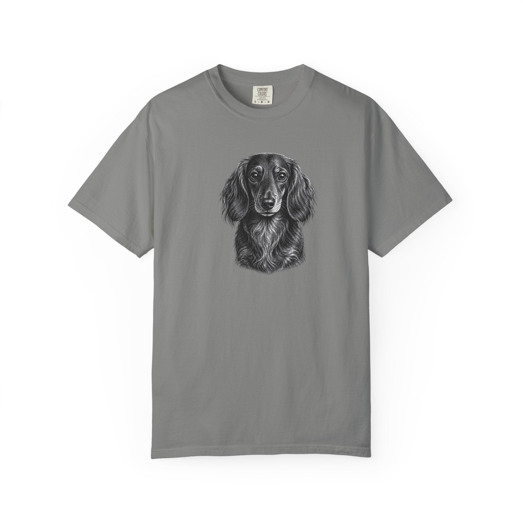 Dachshund Long Haired Face T-shirt