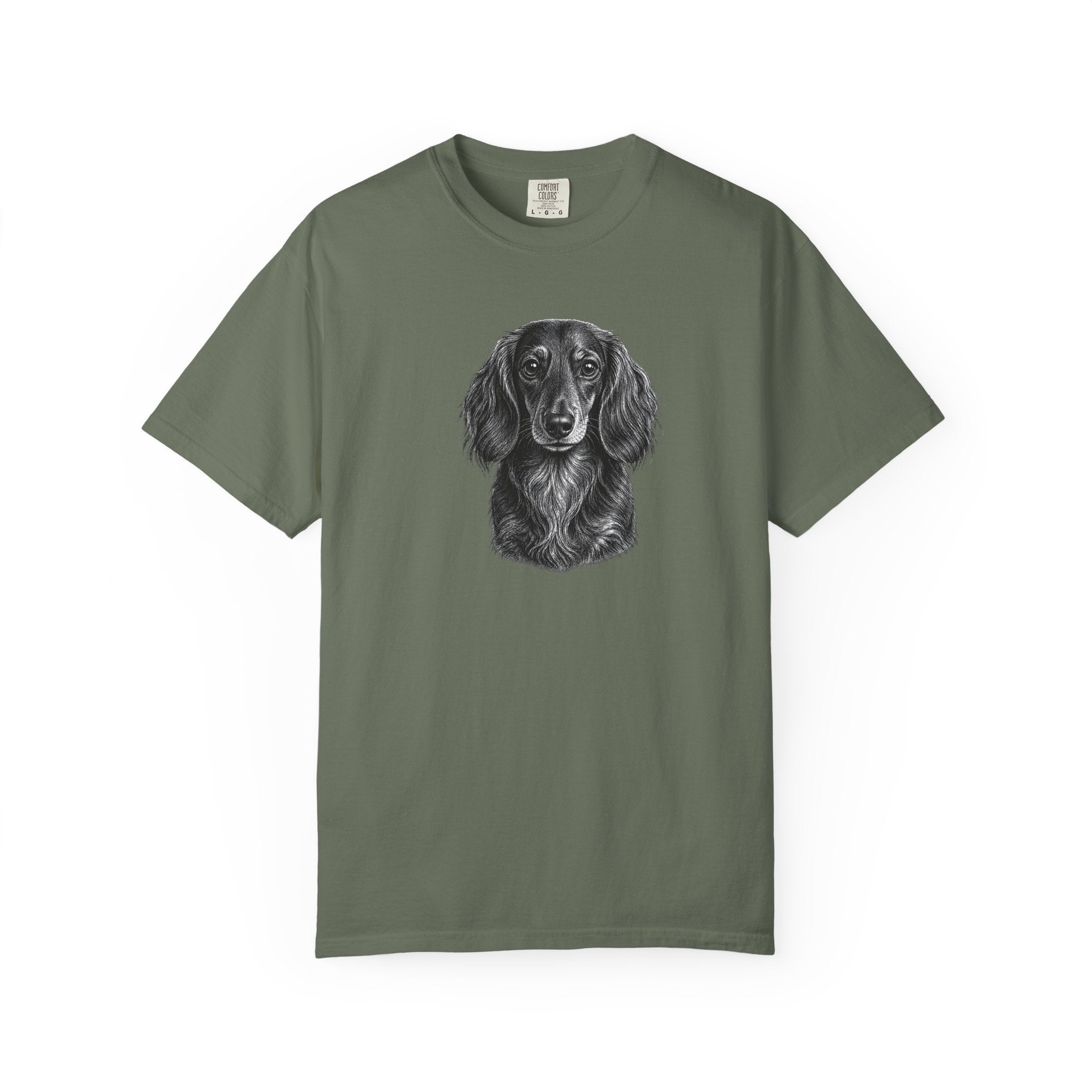 Dachshund Long Haired Face T-shirt