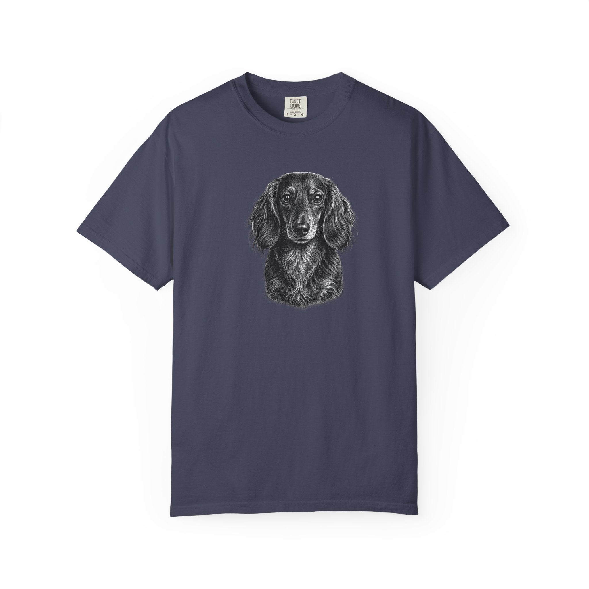 Dachshund Long Haired Face T-shirt