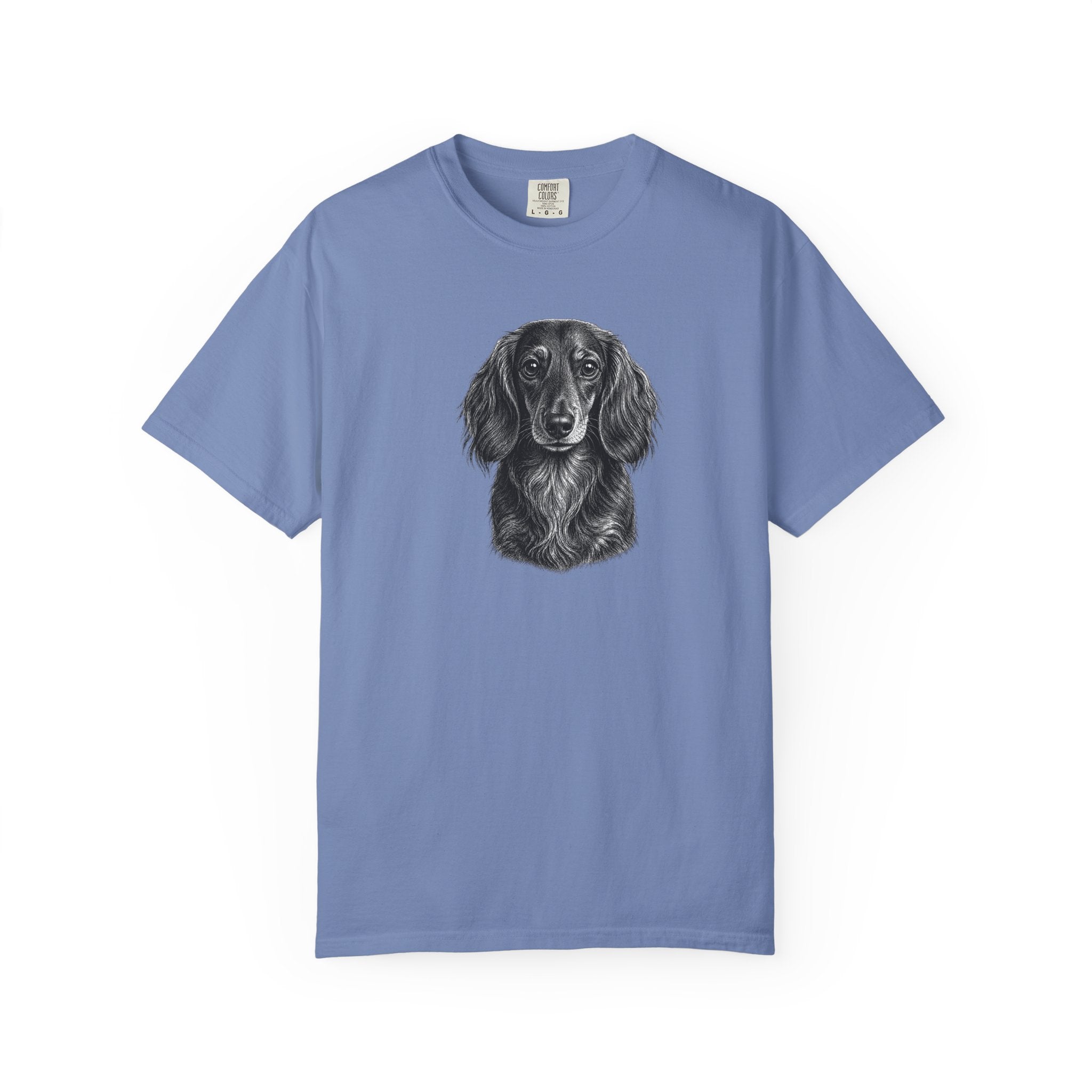 Dachshund Long Haired Face T-shirt