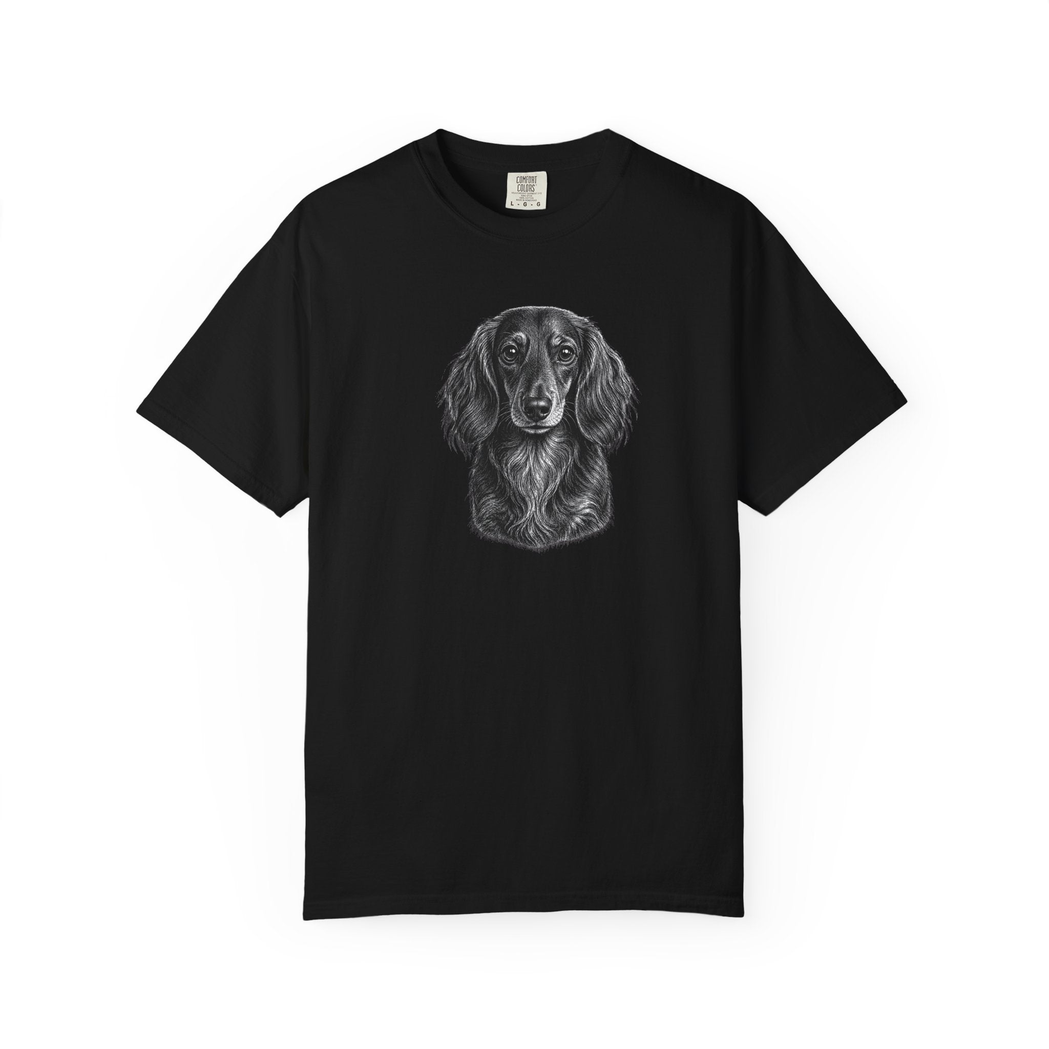 Dachshund Long Haired Face T-shirt