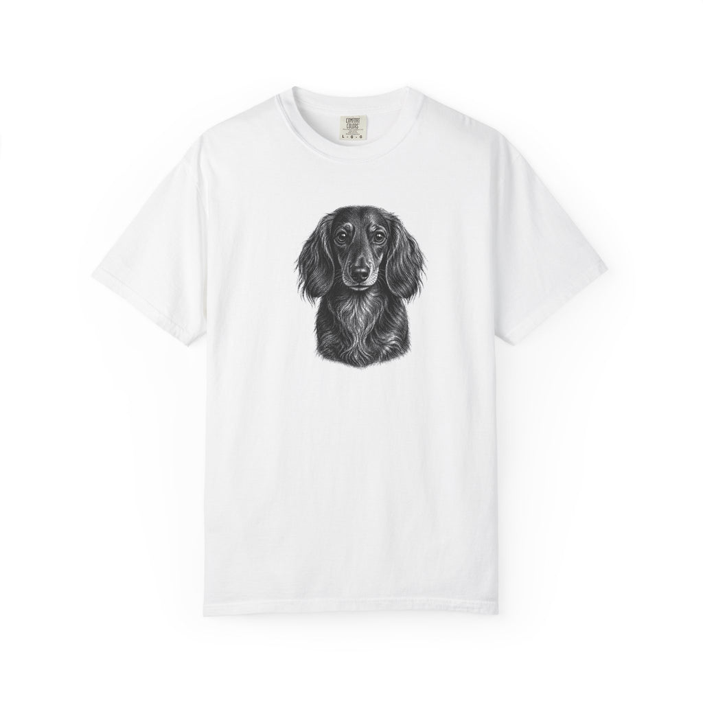 Dachshund Long Haired Face T-shirt