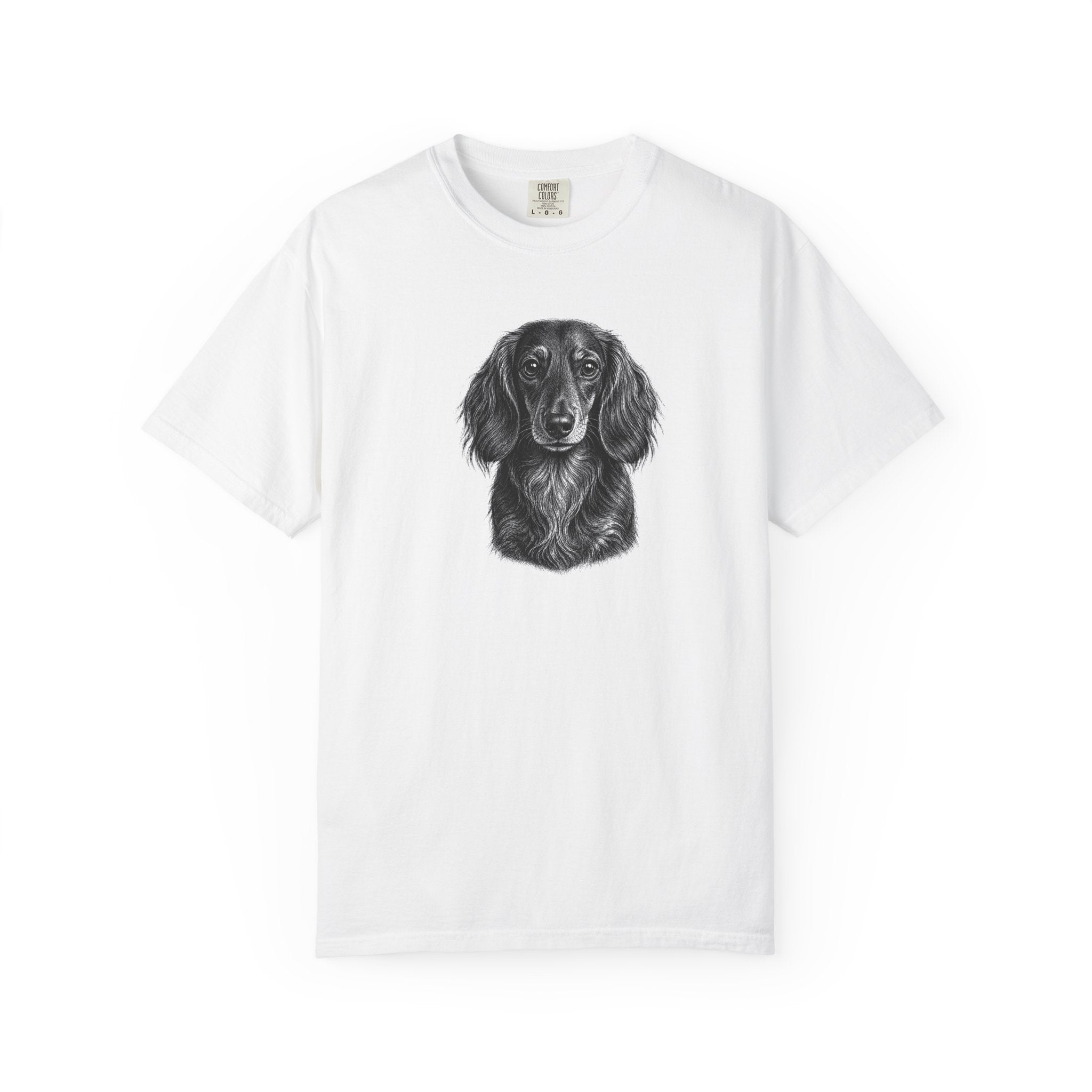 Dachshund Long Haired Face T-shirt