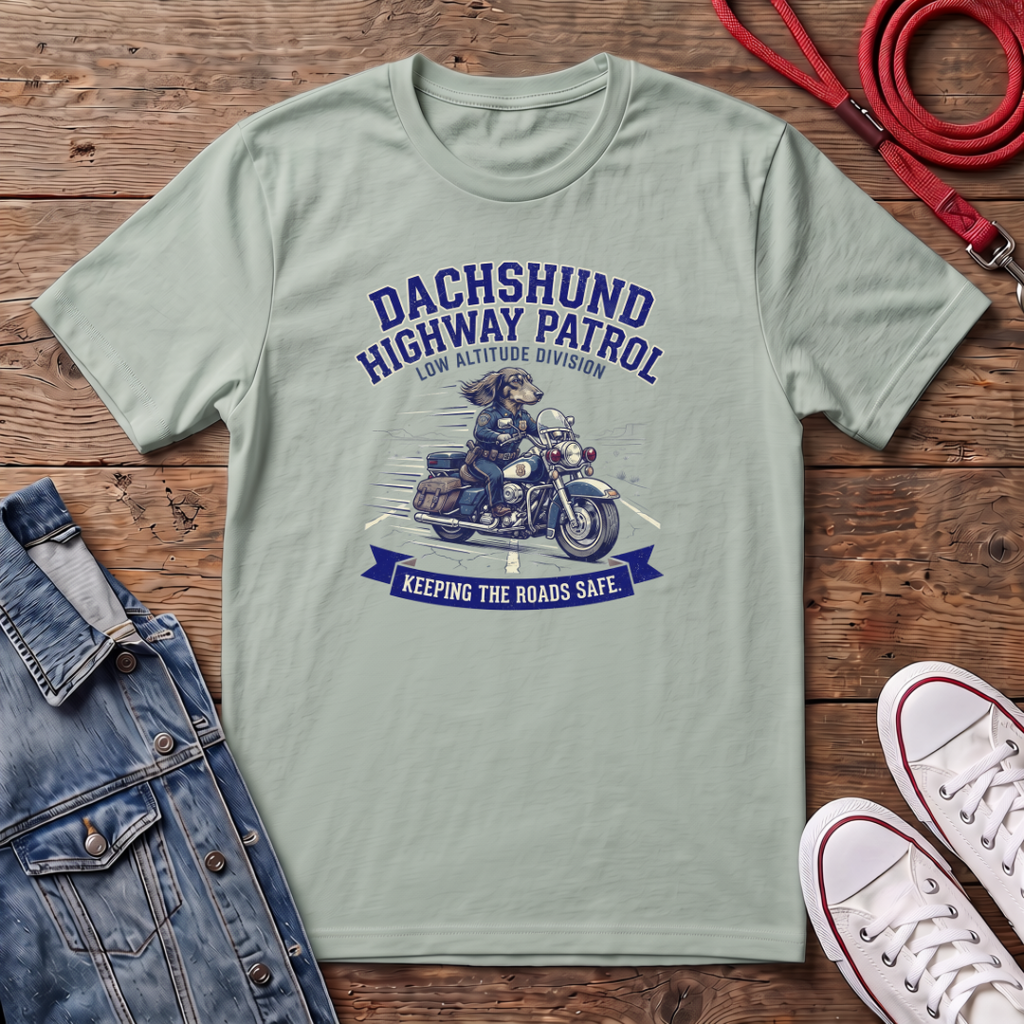 Dachshund Highway Patrol T-shirt