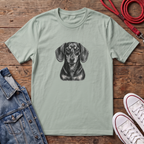 Dachshund Smooth Haired Face T-shirt