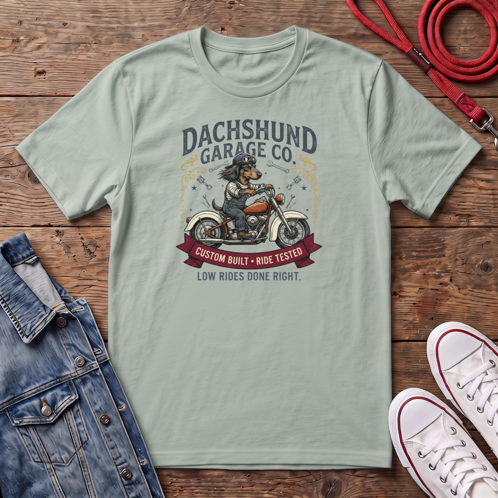 Dachshund Garage Co T-shirt