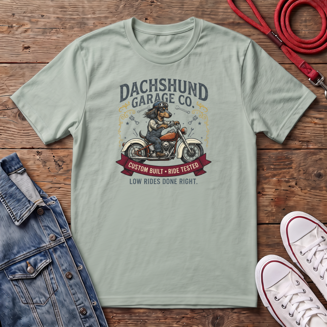 Dachshund Garage Co T-shirt