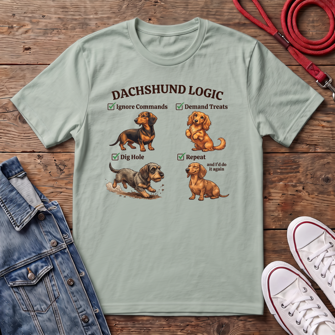 Dachshund Logic T-shirt