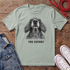Dachshund Long Haired - You Eating?  T-shirt