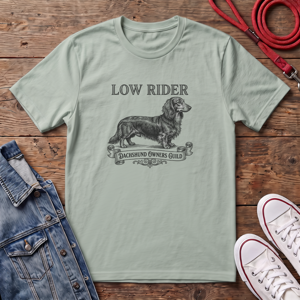 Low Rider, Dachshund Owners Guild - Long Haired T-shirt