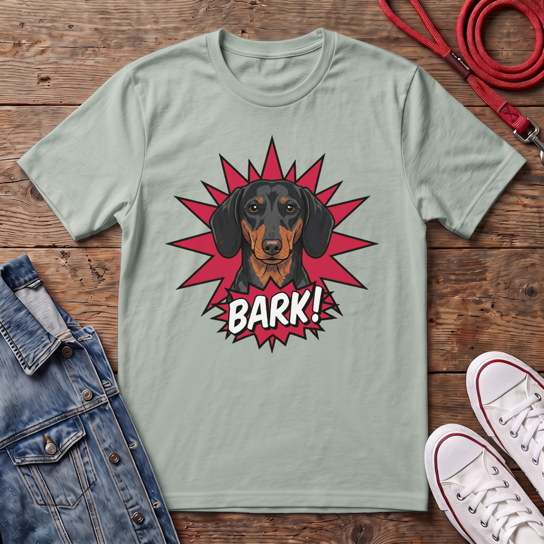 Bark! - Dachshund Smooth Haired T-shirt