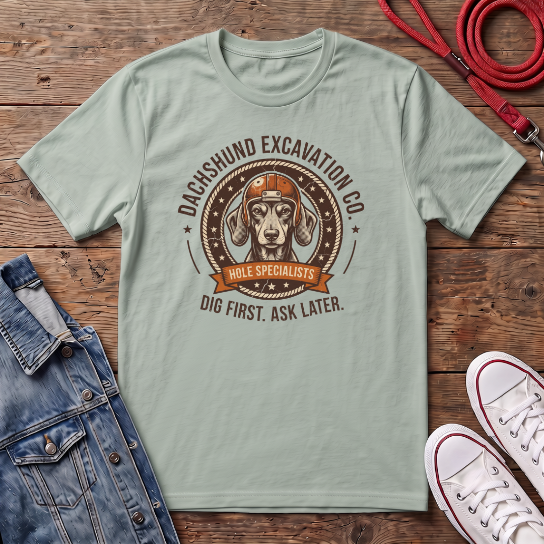 Dachshund Excavation Co II T-shirt