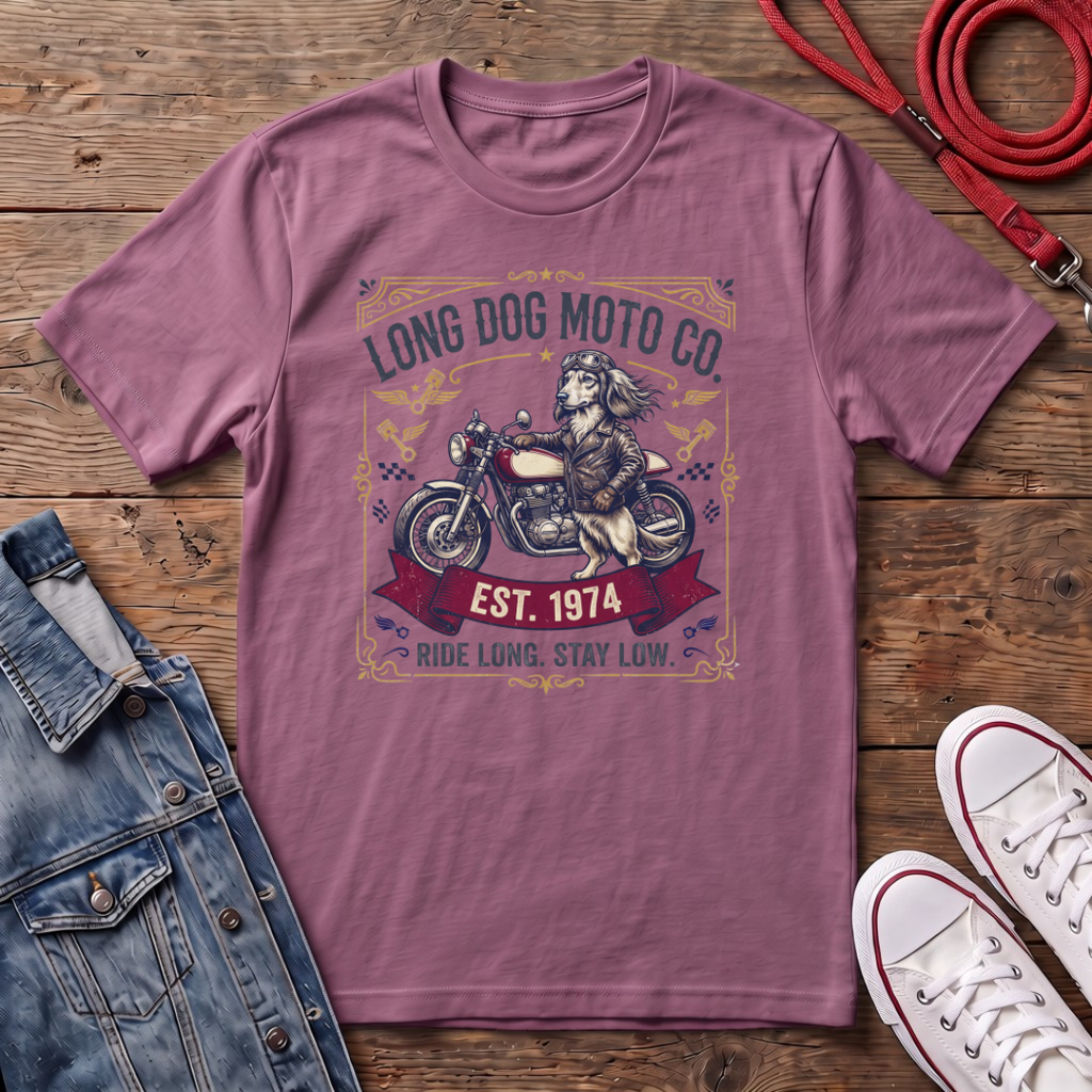 Long Dog Moto Co T-shirt