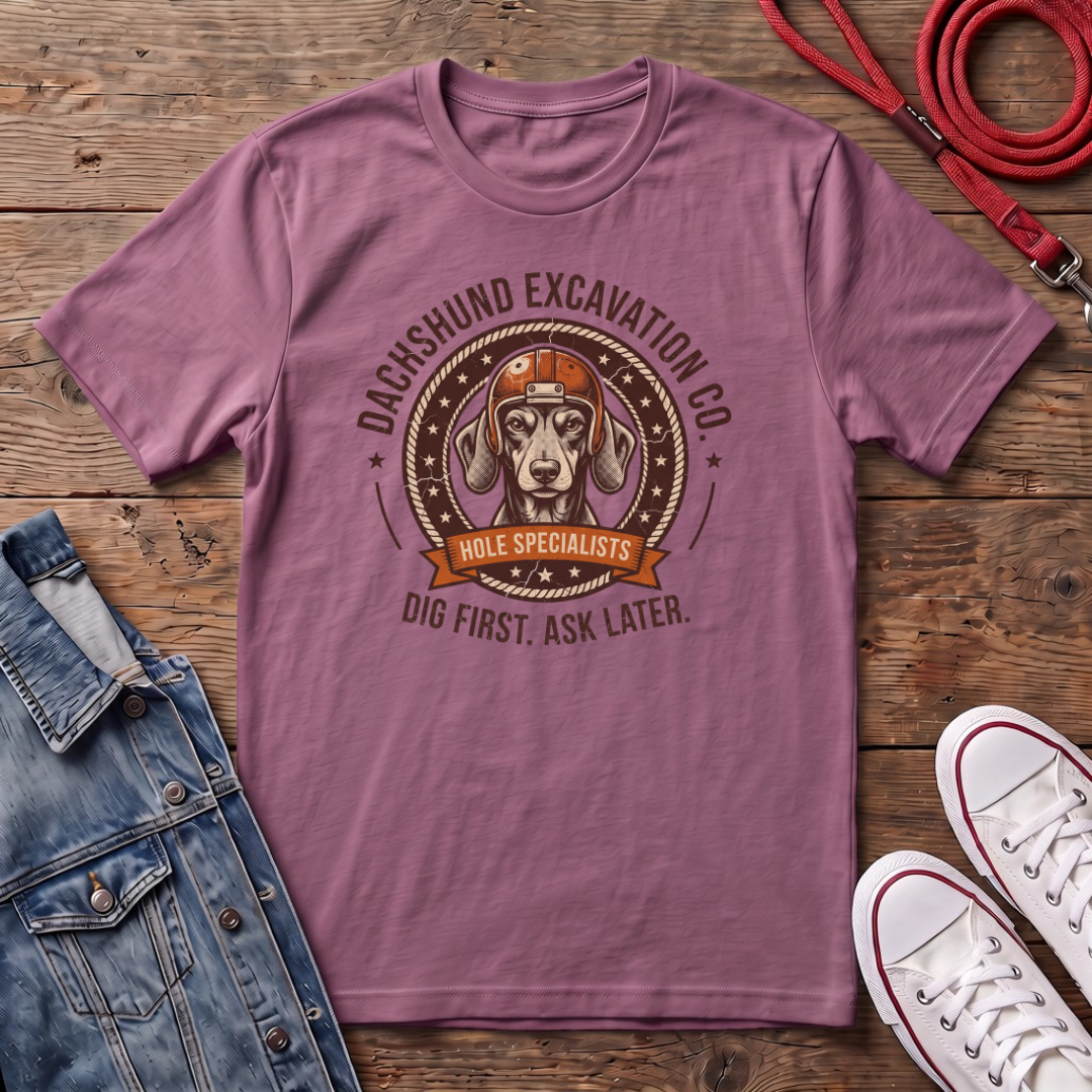 Dachshund Excavation Co II T-shirt