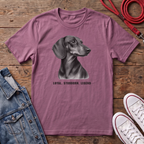 Dachshund Smooth Haired - Loyal. Stubborn. Legend  T-shirt