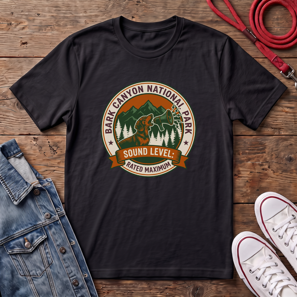 Bark Canyon National Park - Smooth Haired T-shirt