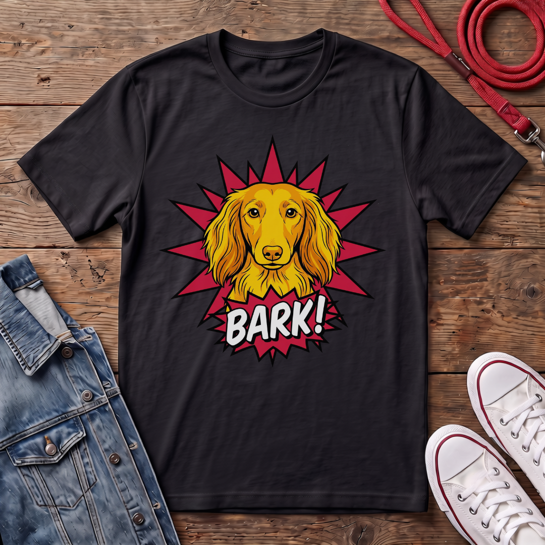 Bark! - Dachshund Long Haired T-shirt