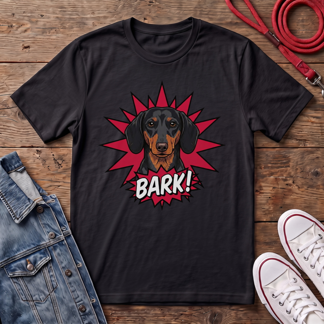 Bark! - Dachshund Smooth Haired T-shirt