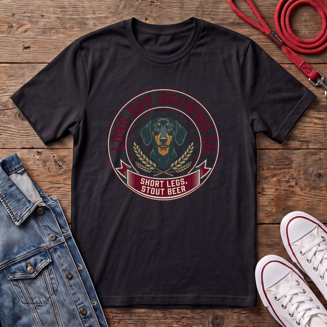 Long Dog Brewing Co - Smooth Haired T-shirt