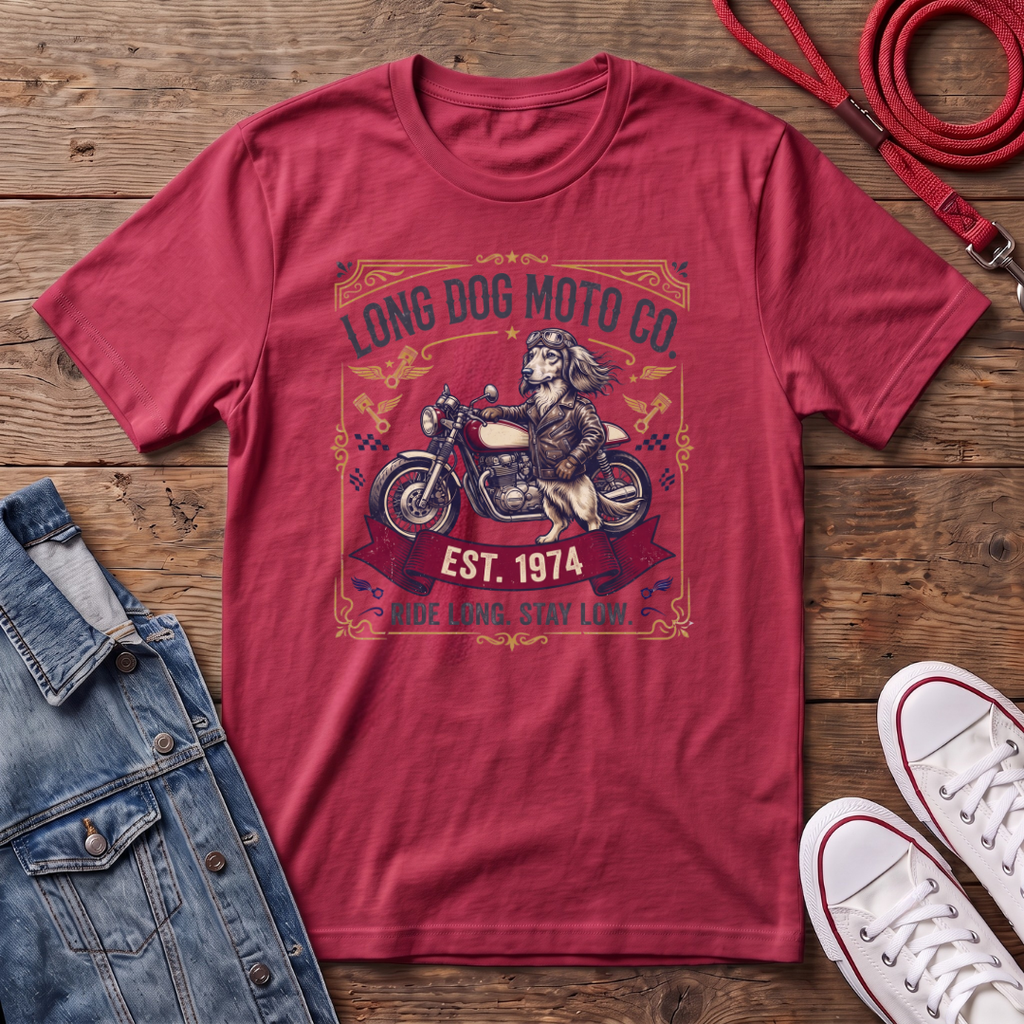 Long Dog Moto Co T-shirt