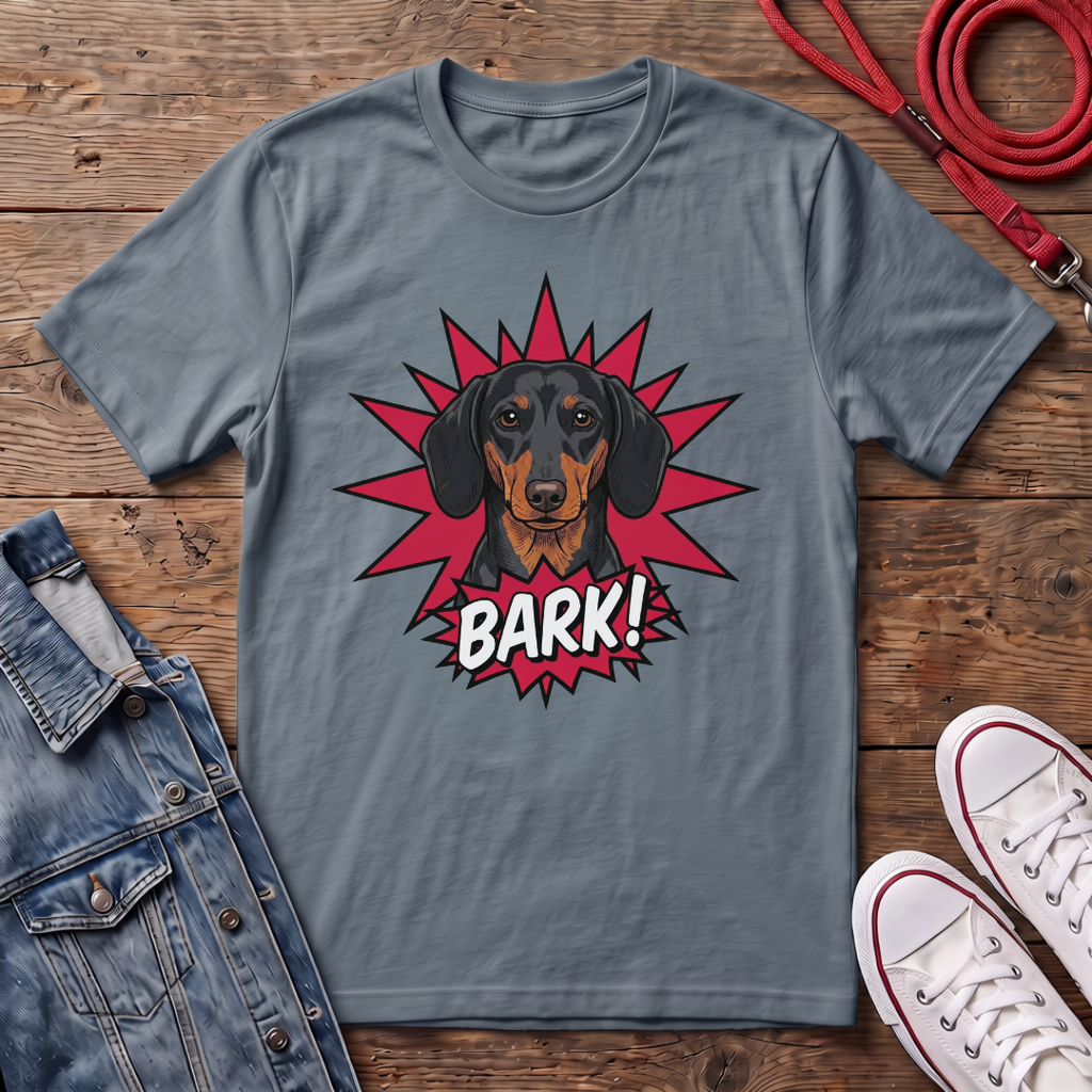Bark! - Dachshund Smooth Haired T-shirt