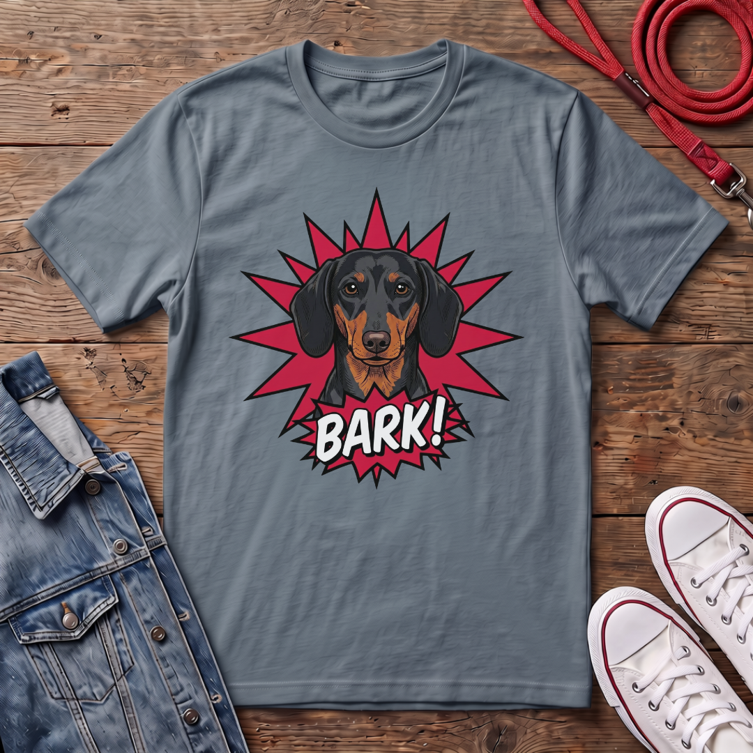Bark! - Dachshund Smooth Haired T-shirt