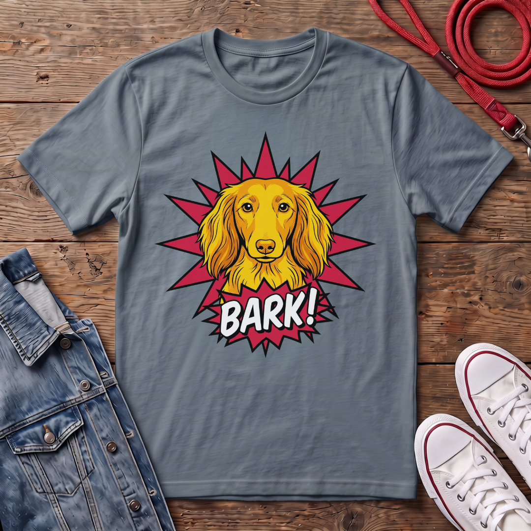 Bark! - Dachshund Long Haired T-shirt