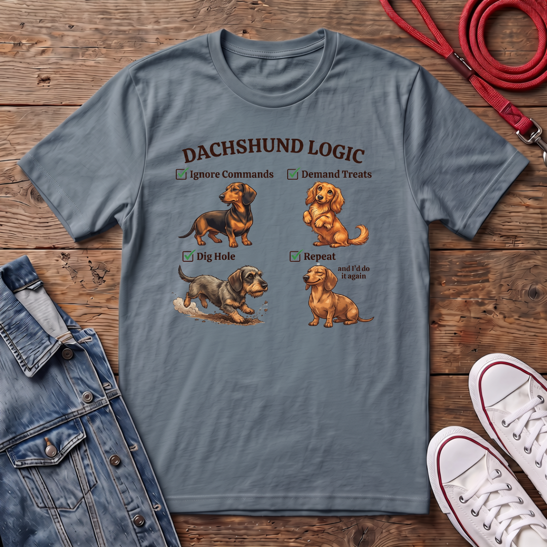 Dachshund Logic T-shirt