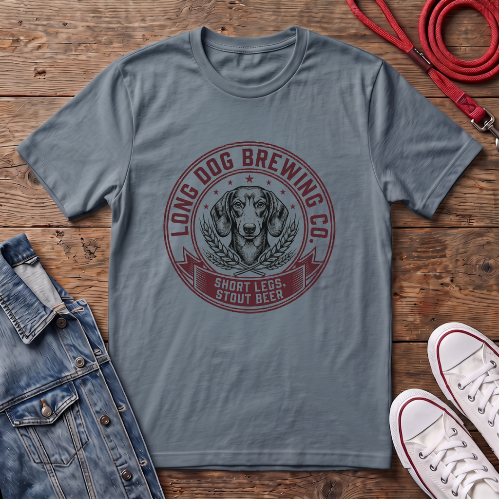 Long Dog Brewing Co - Smooth Haired T-shirt