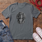 Dachshund Long Haired Face T-shirt