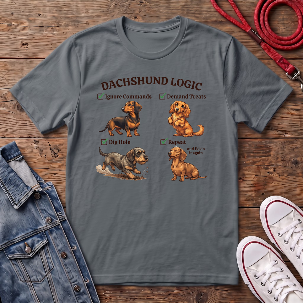Dachshund Logic T-shirt