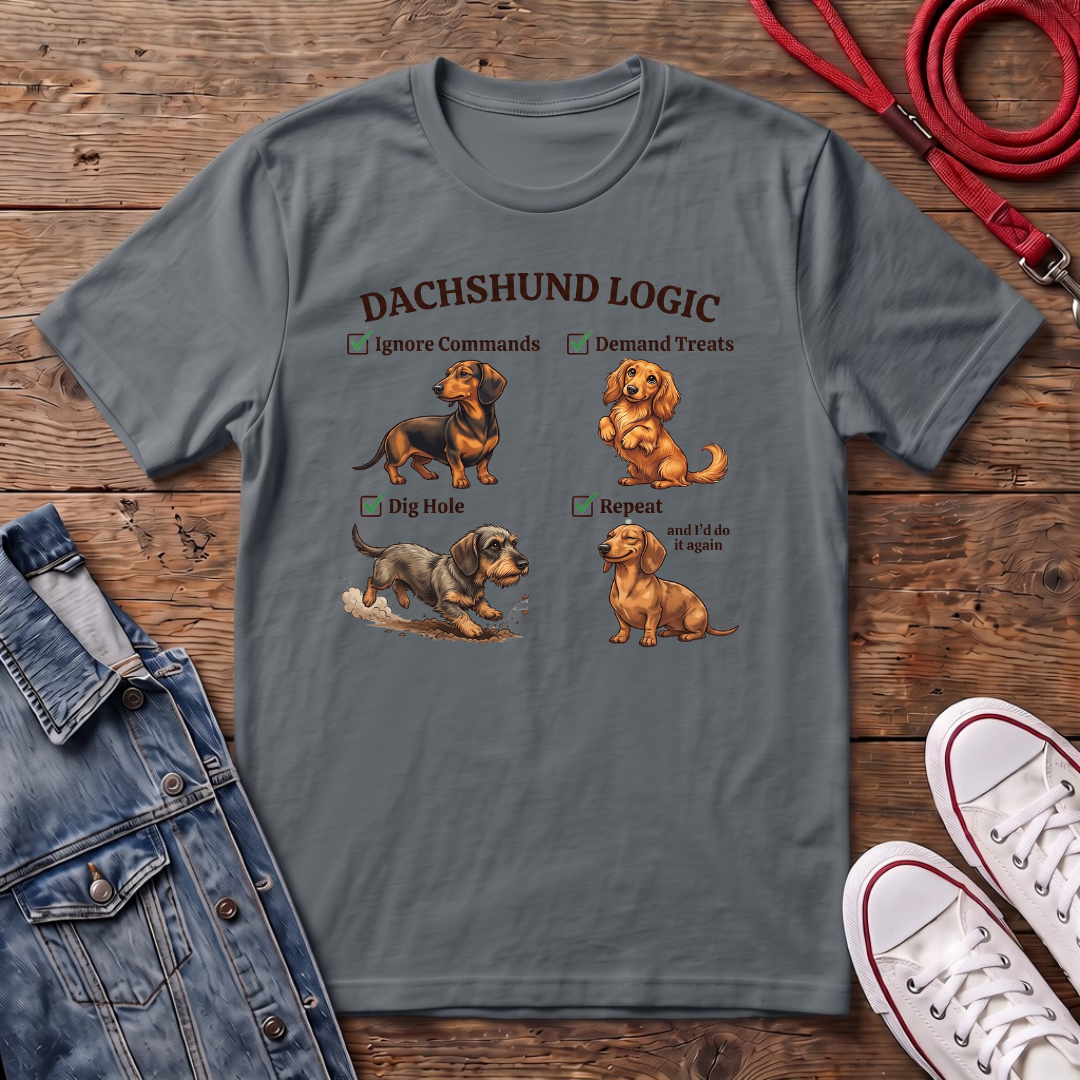 Dachshund Logic T-shirt