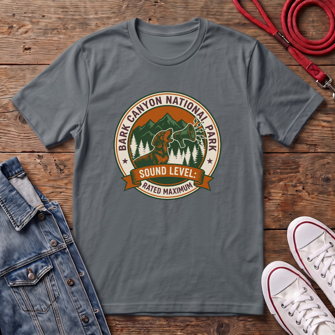 Bark Canyon National Park - Smooth Haired T-shirt