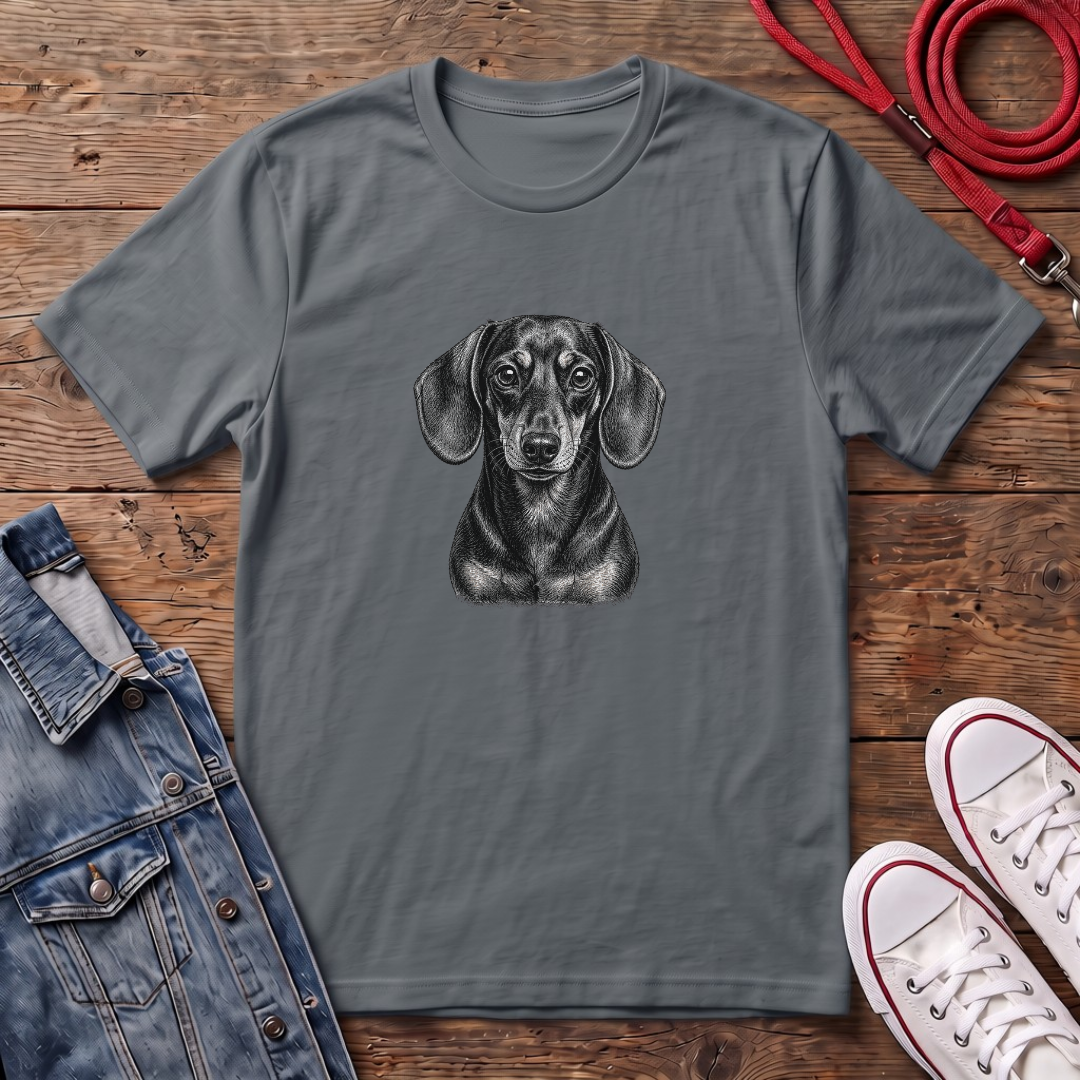 Dachshund Smooth Haired Face T-shirt
