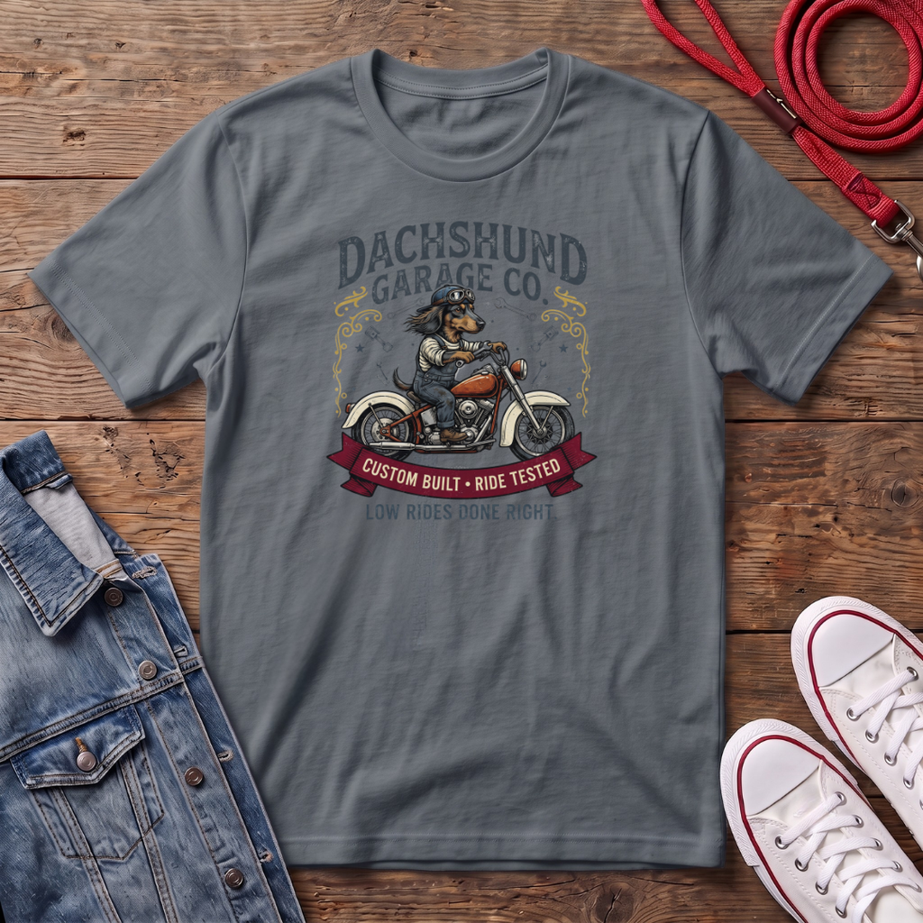 Dachshund Garage Co T-shirt