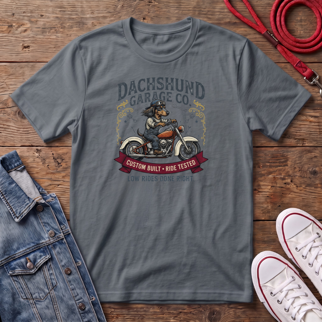 Dachshund Garage Co T-shirt