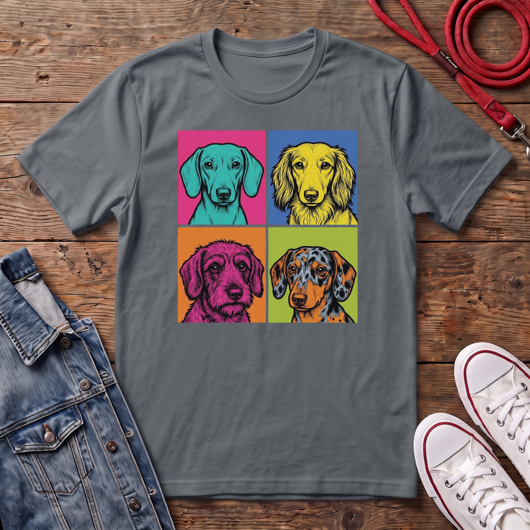 All Dachshund Faces T-shirt