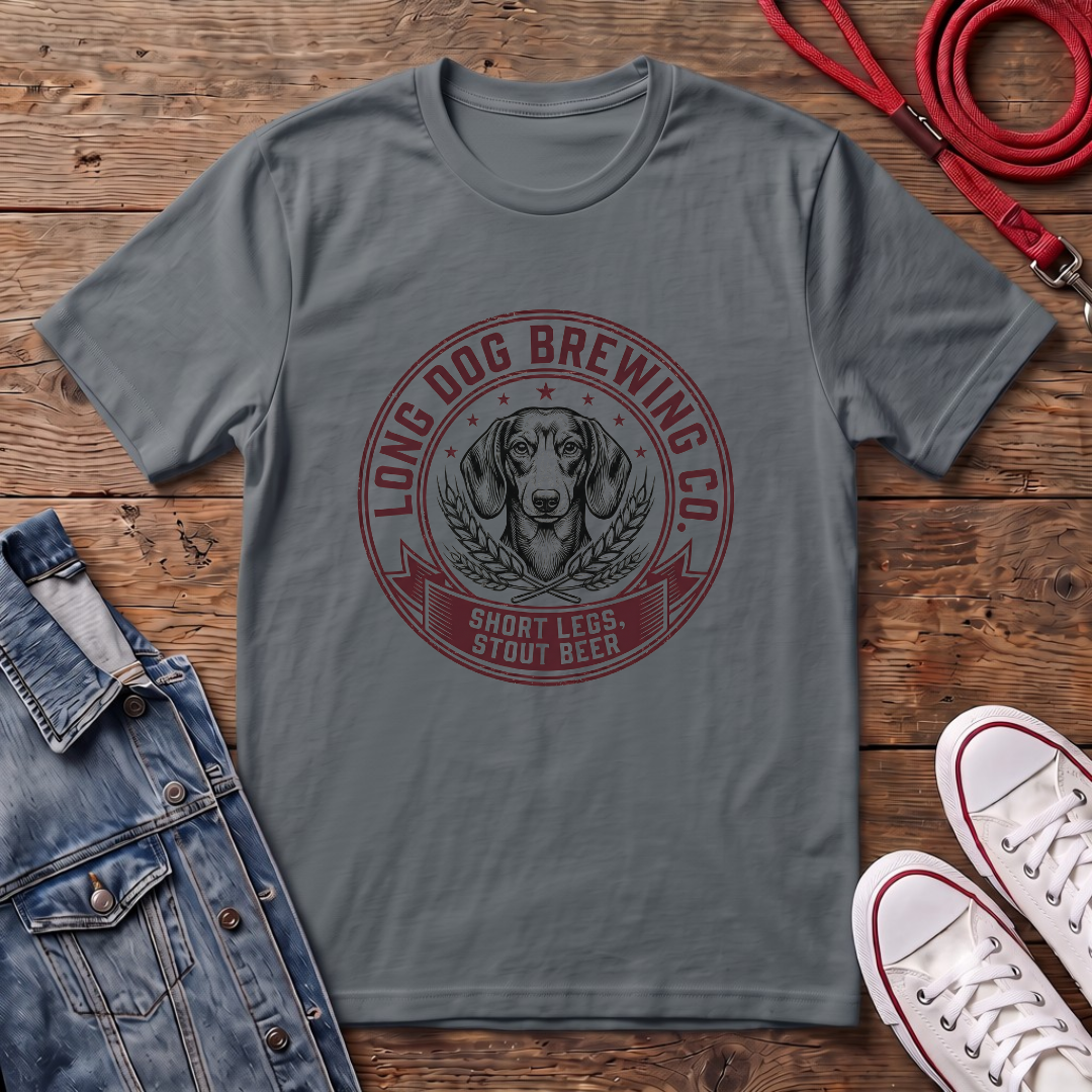 Long Dog Brewing Co - Smooth Haired T-shirt