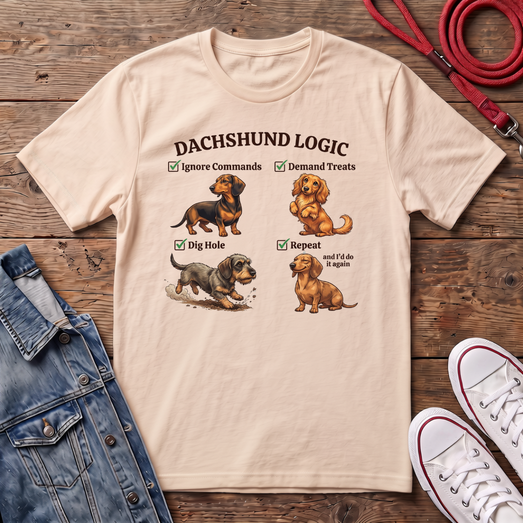 Dachshund Logic T-shirt