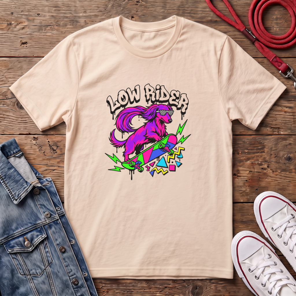 Low Rider Skate - Long Haired T-shirt