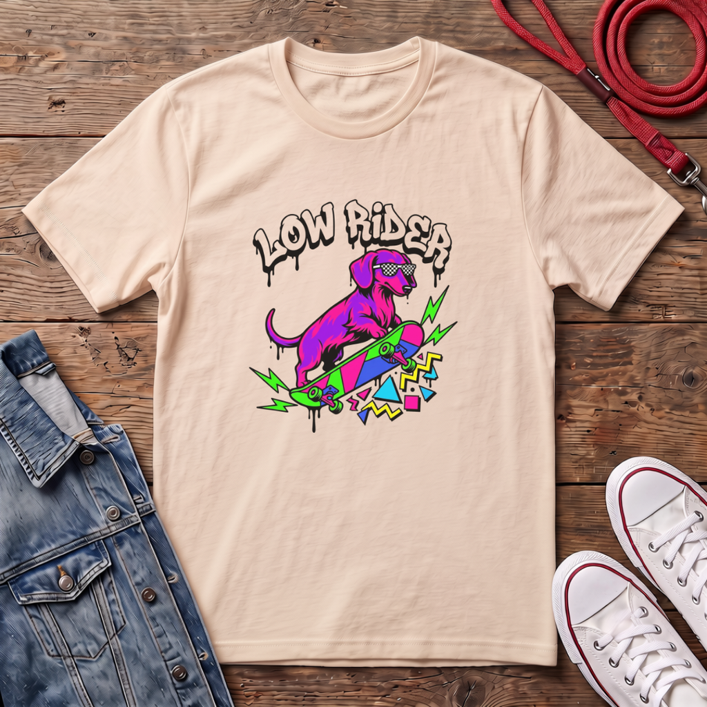 Low Rider Skate - Smooth Haired T-shirt