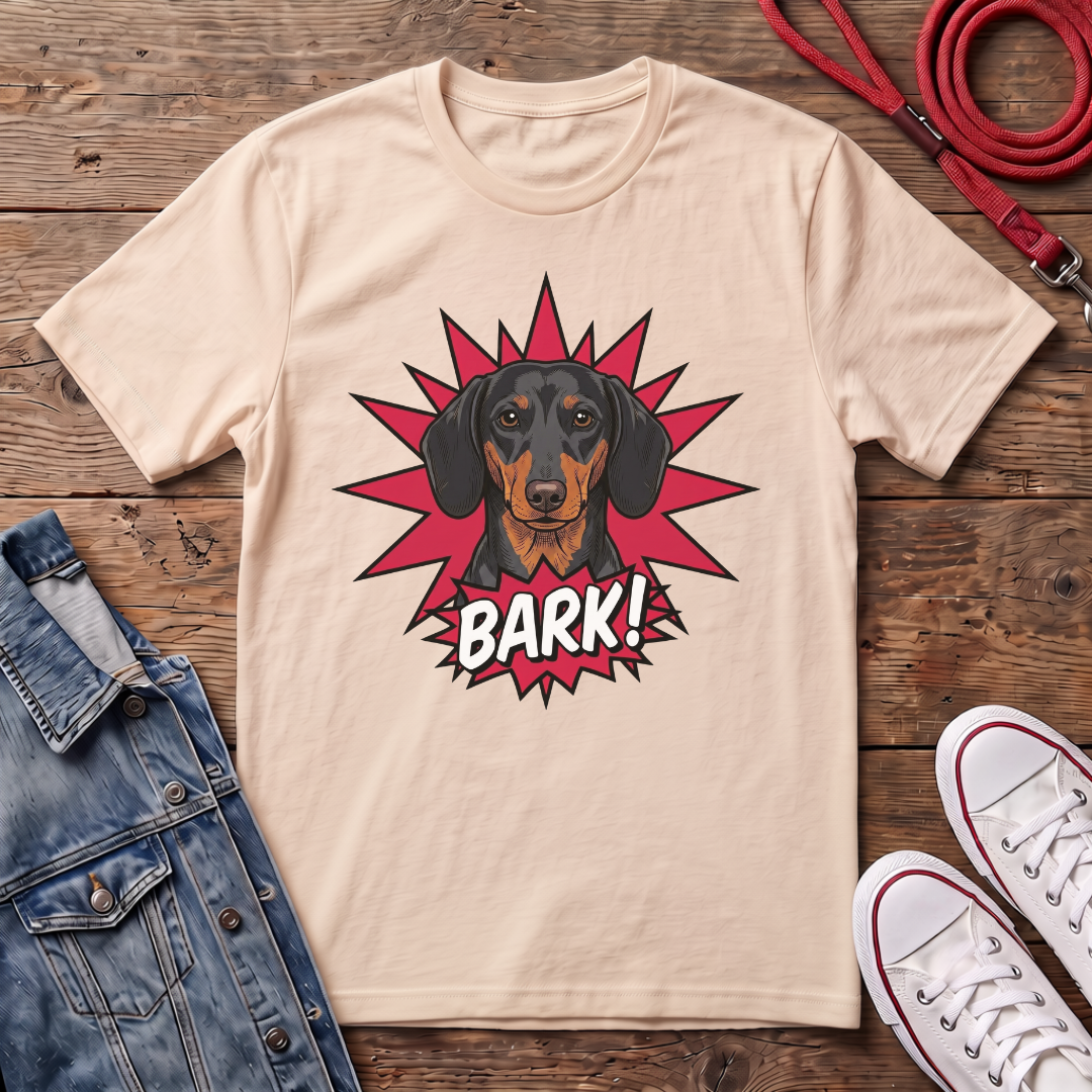 Bark! - Dachshund Smooth Haired T-shirt