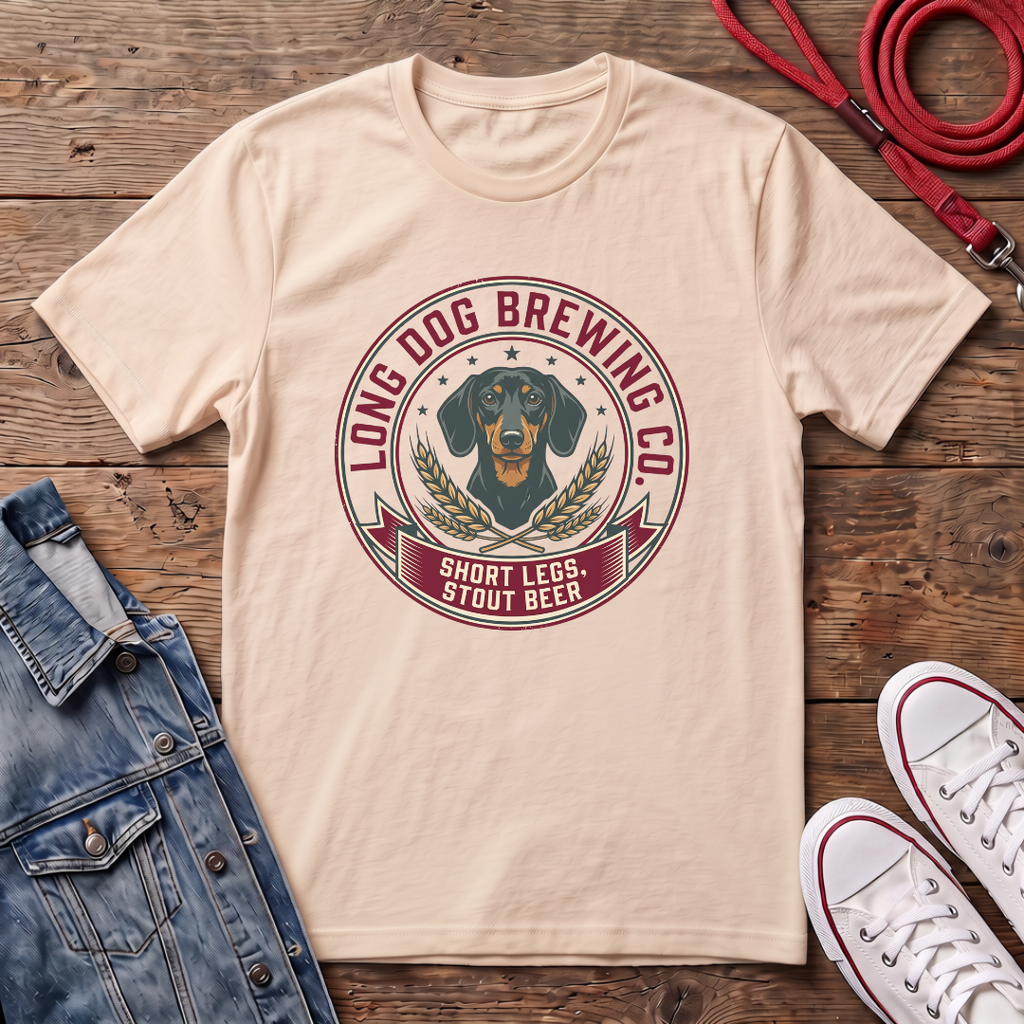 Long Dog Brewing Co - Smooth Haired T-shirt