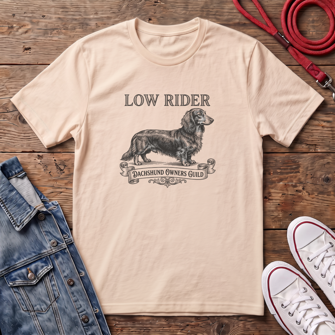 Low Rider, Dachshund Owners Guild - Long Haired T-shirt