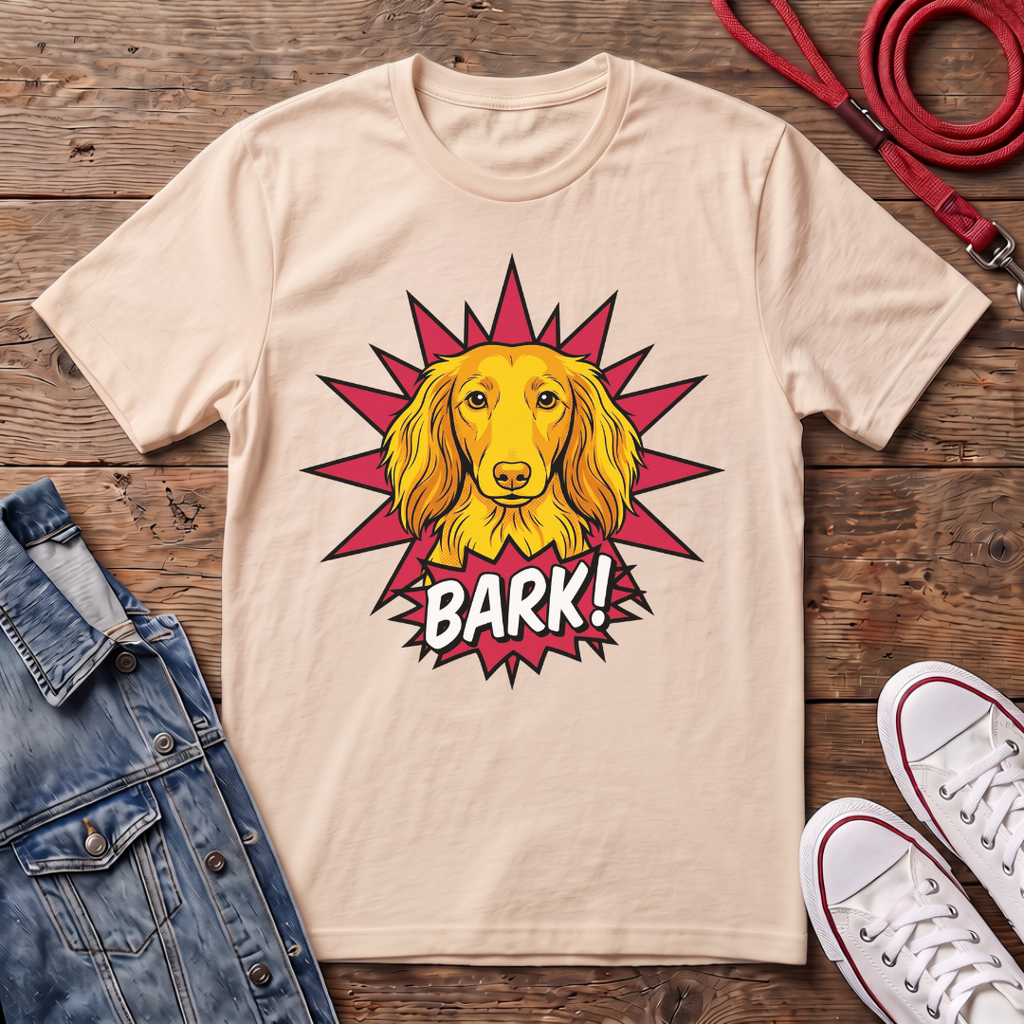 Bark! - Dachshund Long Haired T-shirt