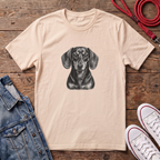 Dachshund Smooth Haired Face T-shirt