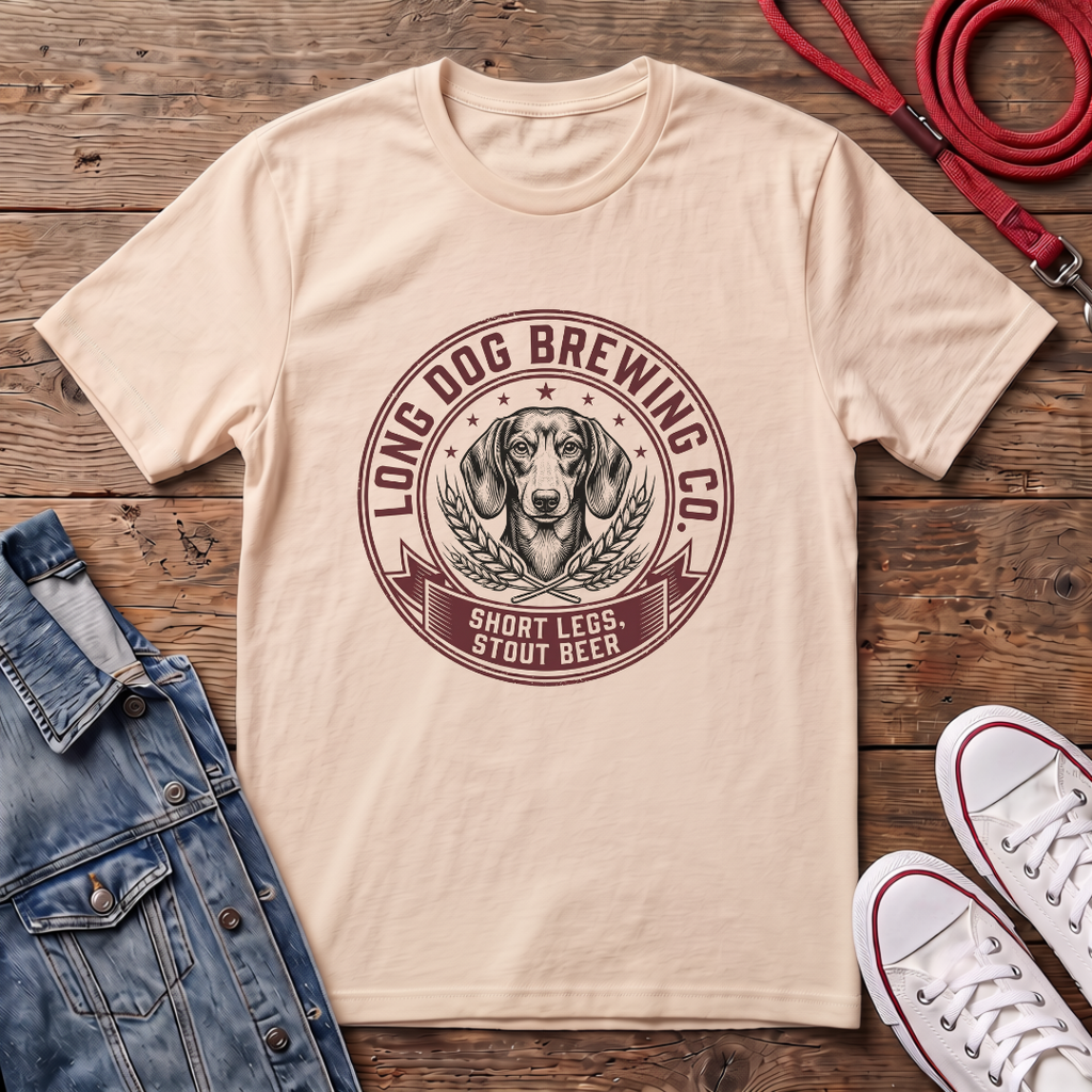 Long Dog Brewing Co - Smooth Haired T-shirt