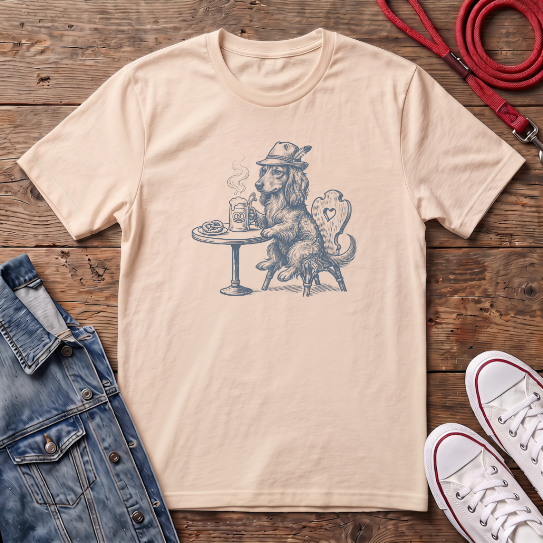 Pretzel and Beer - Long Haired T-shirt