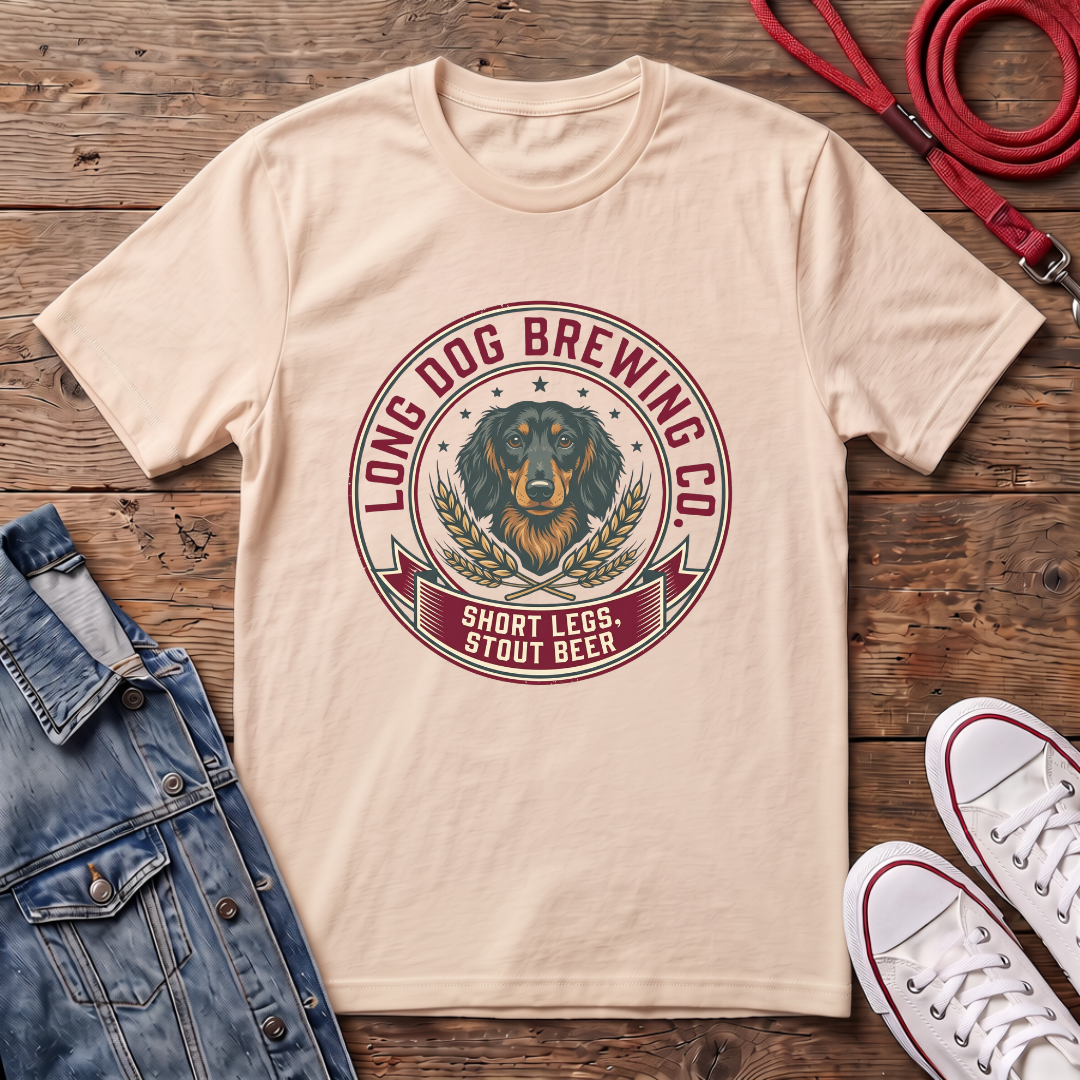 Long Dog Brewing Co - Long Haired T-shirt
