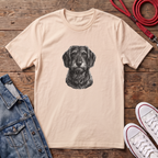 Dachshund Wired Face T-shirt
